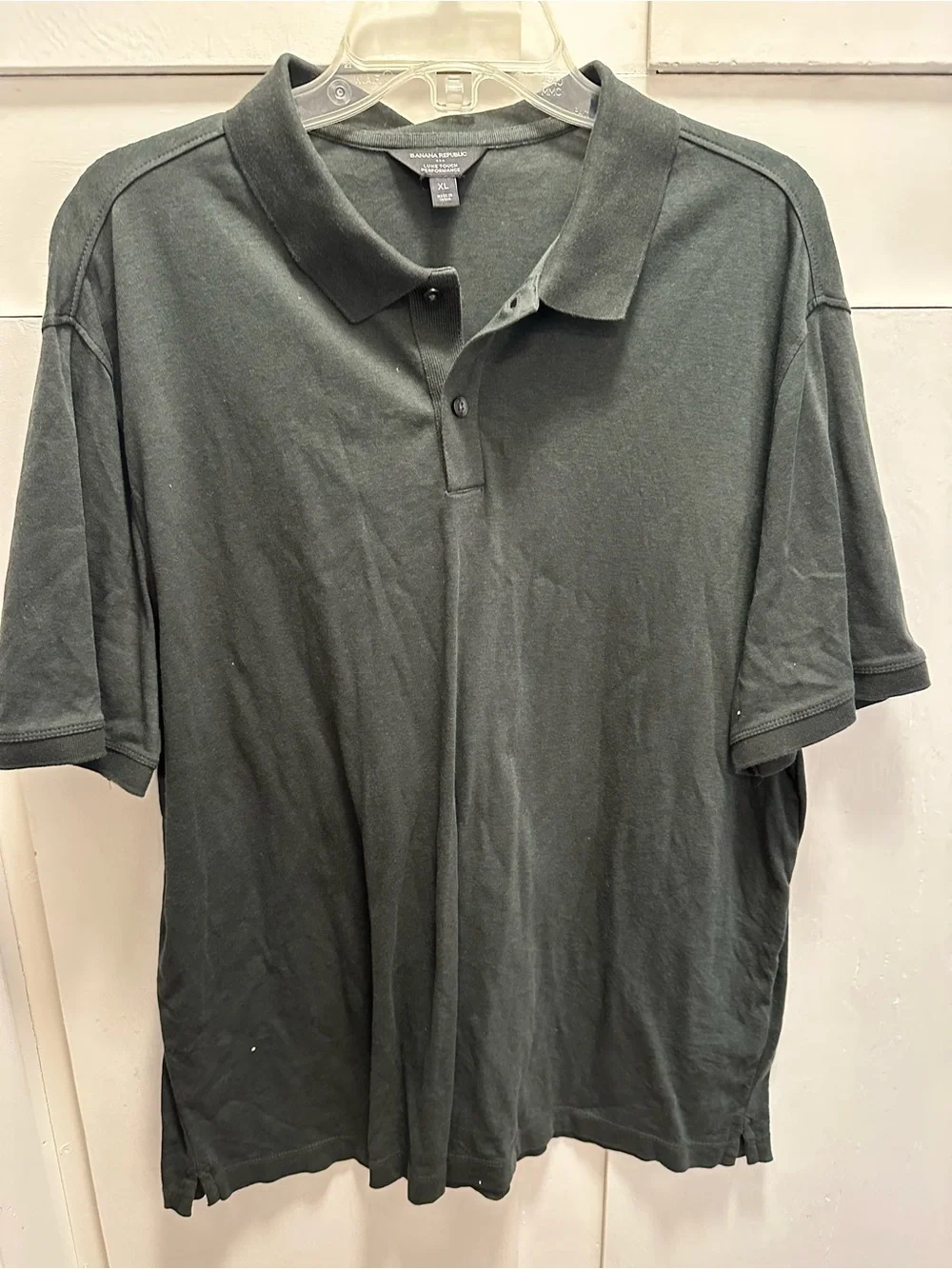 Banana Republic Men's Classic Dark Green Polo Shirt XL